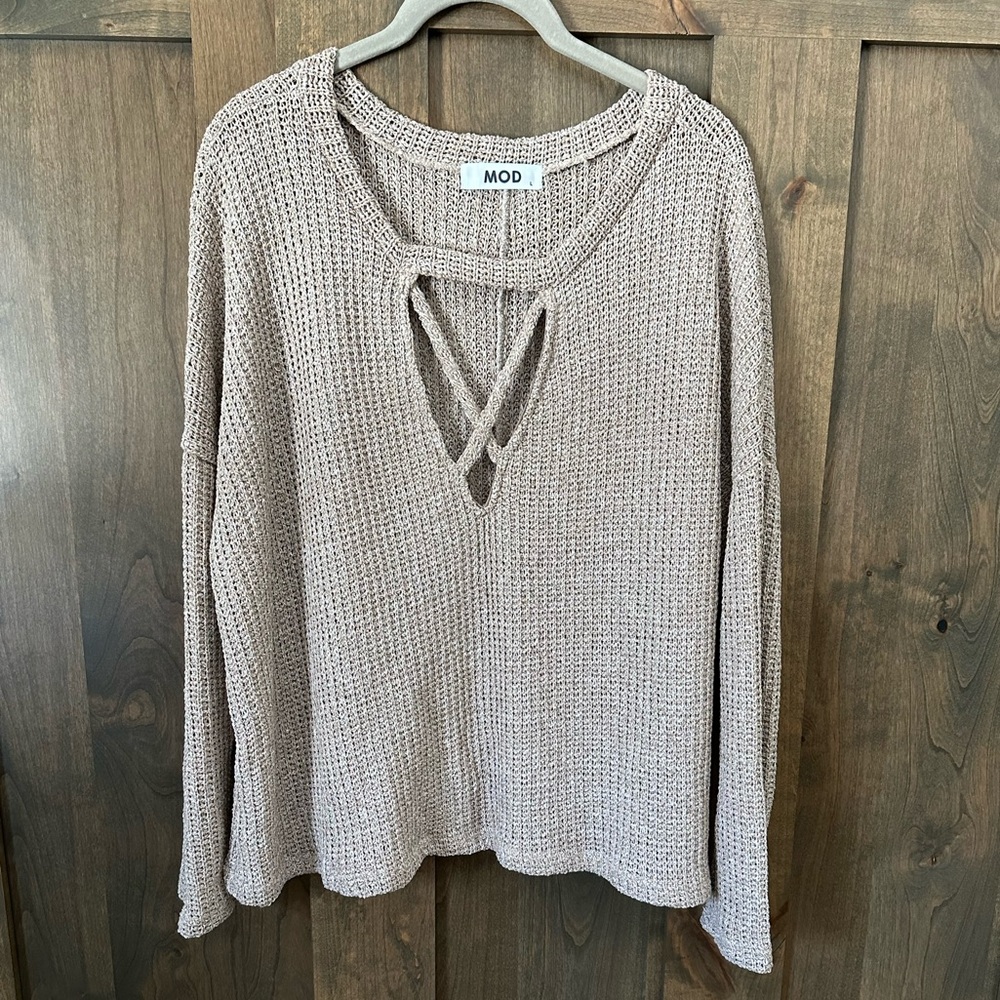 NWT MOD Women’s Open Weave Sweater